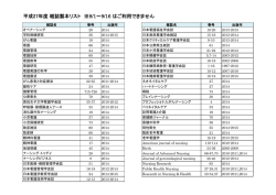 製本雑誌リスト