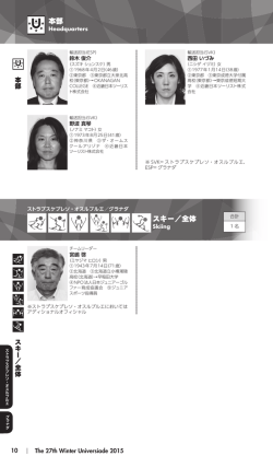 本部 スキー／全体