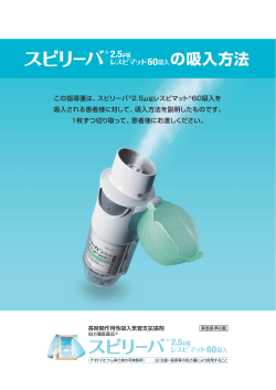 の吸入方法 - asthma-jpは