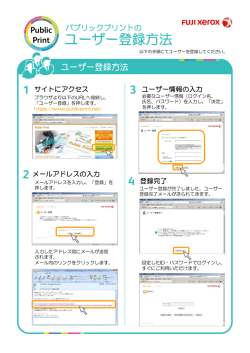 ユーザー登録方法