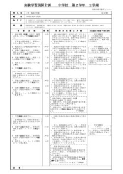 中学2年 2学期「回路と電流」[79KB pdfファイル]