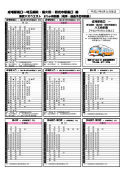 成増駅南口～埼玉病院 ・ 南大和 ・ 和光市駅南口 線