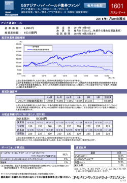 GSアジア・ハイ・イールド債券ファンド