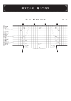 舞台平面図（PDF 623KB）
