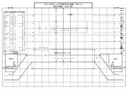 バロー文化ホール（多治見市文化会館） 大ホール 舞台平面図 （寸法一覧）