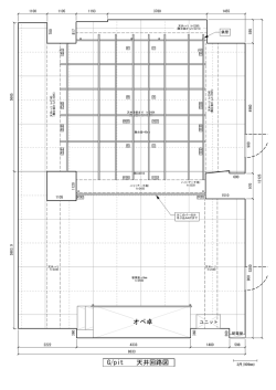 オペ卓 G/pit 舞台平面図 G/pit 天井回路図