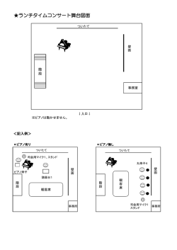ランチタイムコンサート舞台図面
