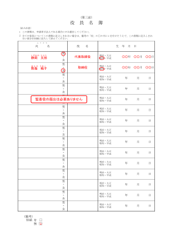 5号3面記載例