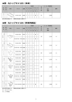 新・丸トップRV105 の設計資料