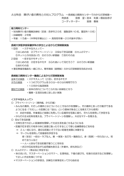 A分科会 障がい者の異性との対人プログラム