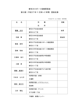 H27新石川SP委員名簿