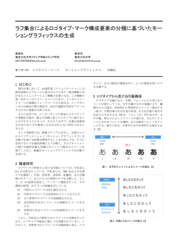 ラフ集合によるロゴタイプ・マーク構成要素の分類に基づいた
