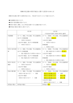 岡崎市民会館の利用手続きに関する変更のお知らせ
