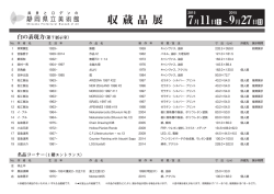 収蔵品展