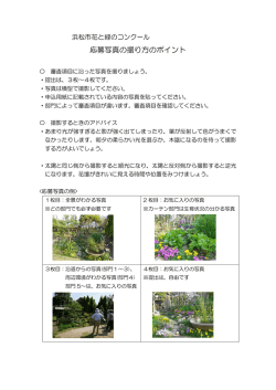 写真の撮り方（PDF）