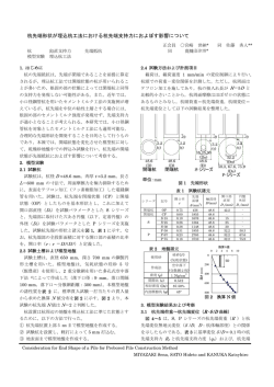 杭先端形状が埋込杭工法における杭先端支持力に
