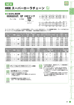 HKK スーパーローラチェーン NEW