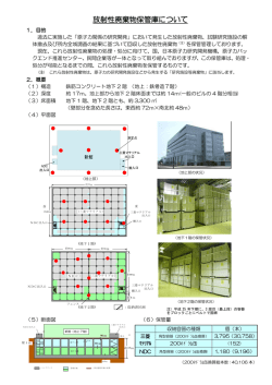 放射性廃棄物保管庫について（近隣にお住まいの方々