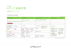 メディア表現学科
