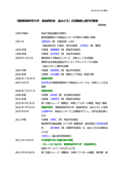 豊橋技科大献血同好会の経歴と歴代代表者