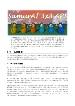 ルールの詳細とプログラミングインタフェース