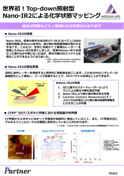 世界初！Top-down照射型 Nano