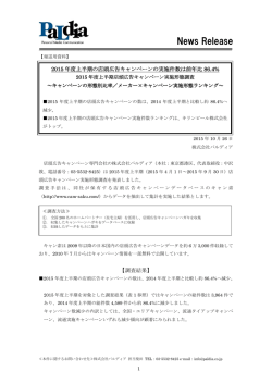 メーカー&times;キャンペーン実施形態ランキング