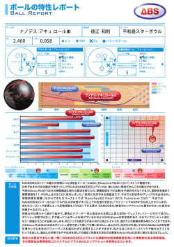 ボールの特性レポート