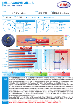 ボールの特性レポート