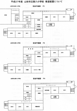 校舎の配置図