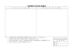 保管場所の所在図・配置図