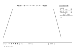 茨城県アンサンブルコンテストステージ配置図