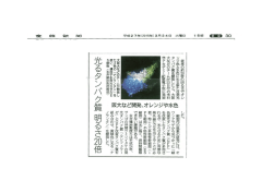 従来の約加倍の明るさでオレ 剛 ンジ色と水色に光る新忙な発光 州