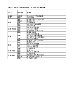 劇場一覧