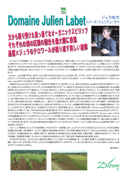 Domaine Julien Labet ジュラ地方