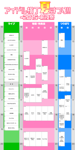 ライブ 物販・特典会 つりぼり