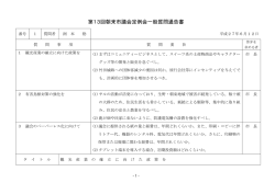 一般質問一覧表（質問内容） (平成27年6月）（サイズ：476.78KB)