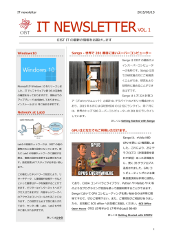 IT NEWSLETTER