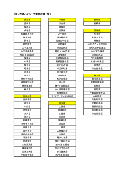 【炙り大俵ハンバーグ実施店舗一覧】
