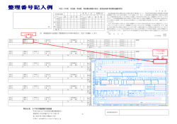 新規雇用の従業員で整理番号が不明の場合は、空白で