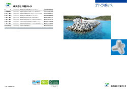 テトラポッド パンフレット (PDF:1863KB)