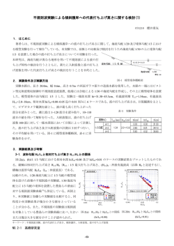 不規則波実験による傾斜護岸への代表打ち上げ高さに関する検討(1)