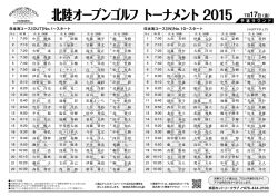 北陸オープンゴルフ トーナメント 2015