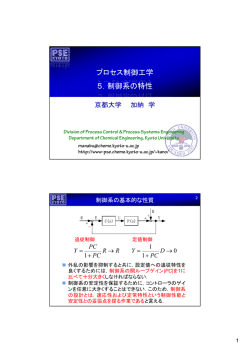 制御系の特性
