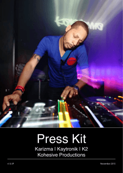 Press Kit - Karizma Official Website