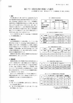 李，田村「REフリー球状化剤の現場への適用」