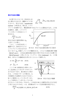 単分子反応