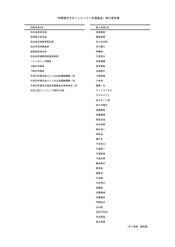 「狩野愛巳をオリンピックへ応援基金」寄付者名簿（PDF）
