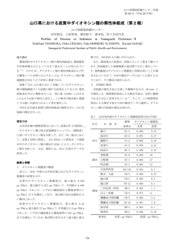 山口県における底質中ダイオキシン類の異性体組成（第2報）