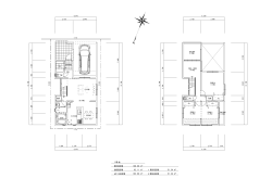 1階 平 面 図 2階 平 面 図 敷地面積 述べ床面積 建築面積 1階床面積 2